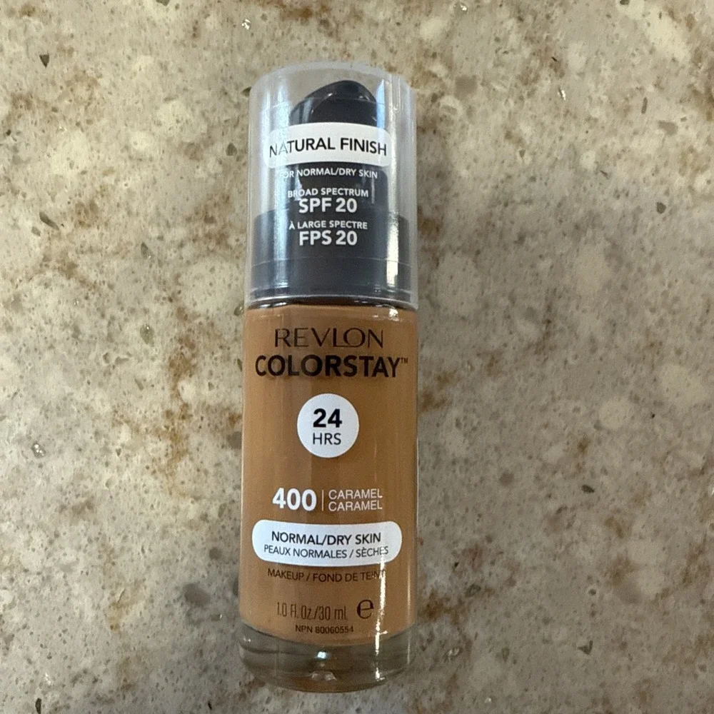 Revlon Colorstay 24HR foundation Normal/Dry Skin 400 CARAMEL unsealed NWOB